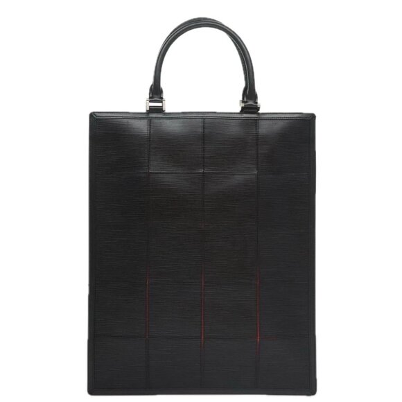 LOUIS VUITTON Epi Stretch Silver Fizz Hand Bag Black M54622 LV Auth 105153 - Picture 3 of 15